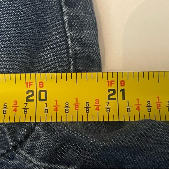 J Jill Boho Hippie Festival Coastal Grandma Blue Jean Jacket Size S - Picture 10 of 12